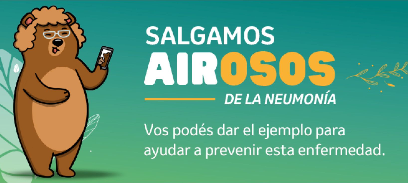 Salgamos airosos de la  neumonía